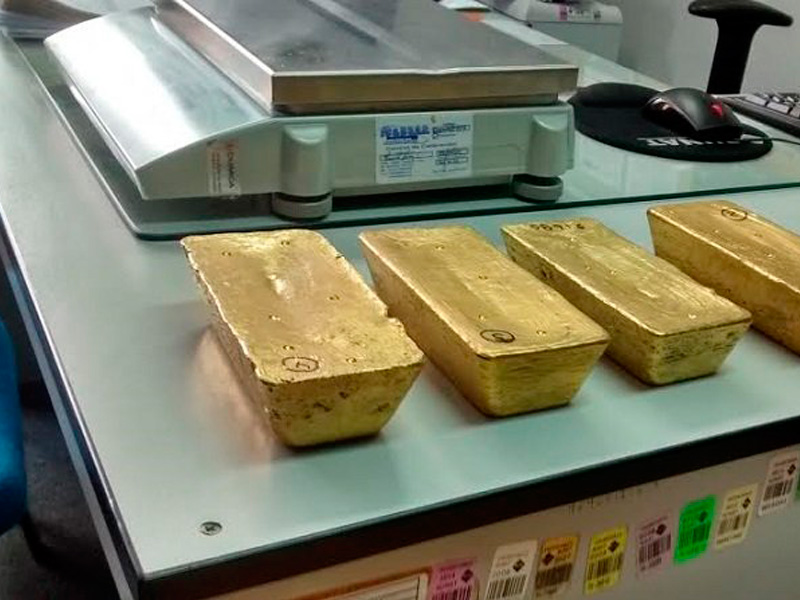 Incautan más de 27 kilos de oro procedente de la minería ilegal